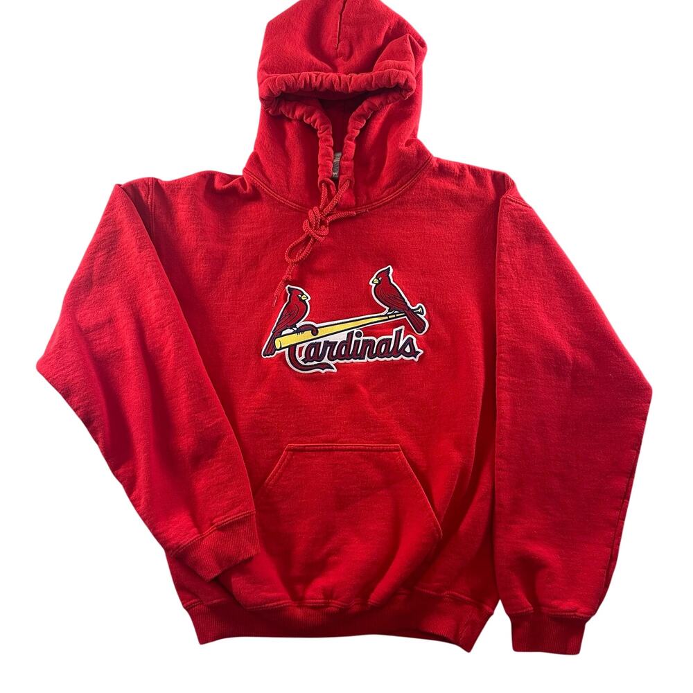 MLB Genuine Merchandise St. Louis Cardinals Small Red Hoodie Pre-Shrunk